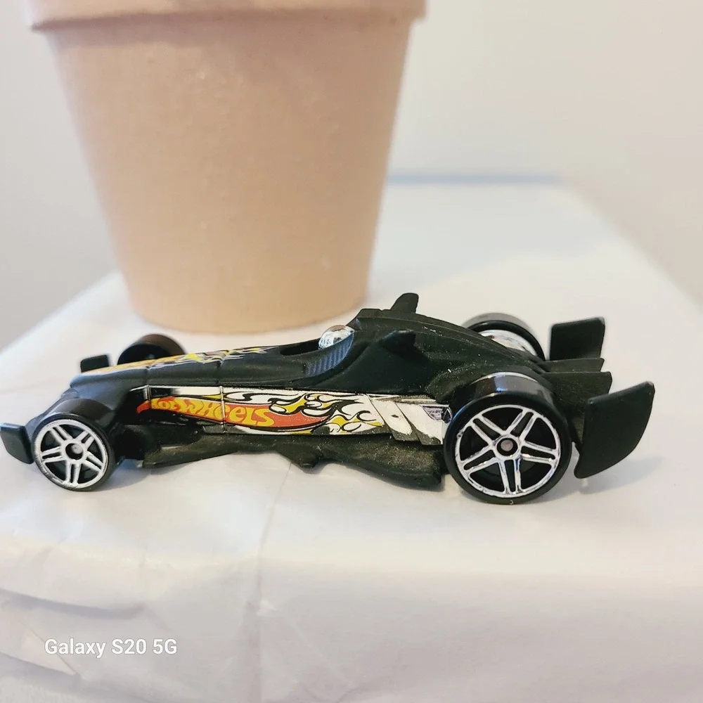 Hot Wheels‎ Racing Car 2003 Mattel Black Diecast Open Wheel Racecar Toy